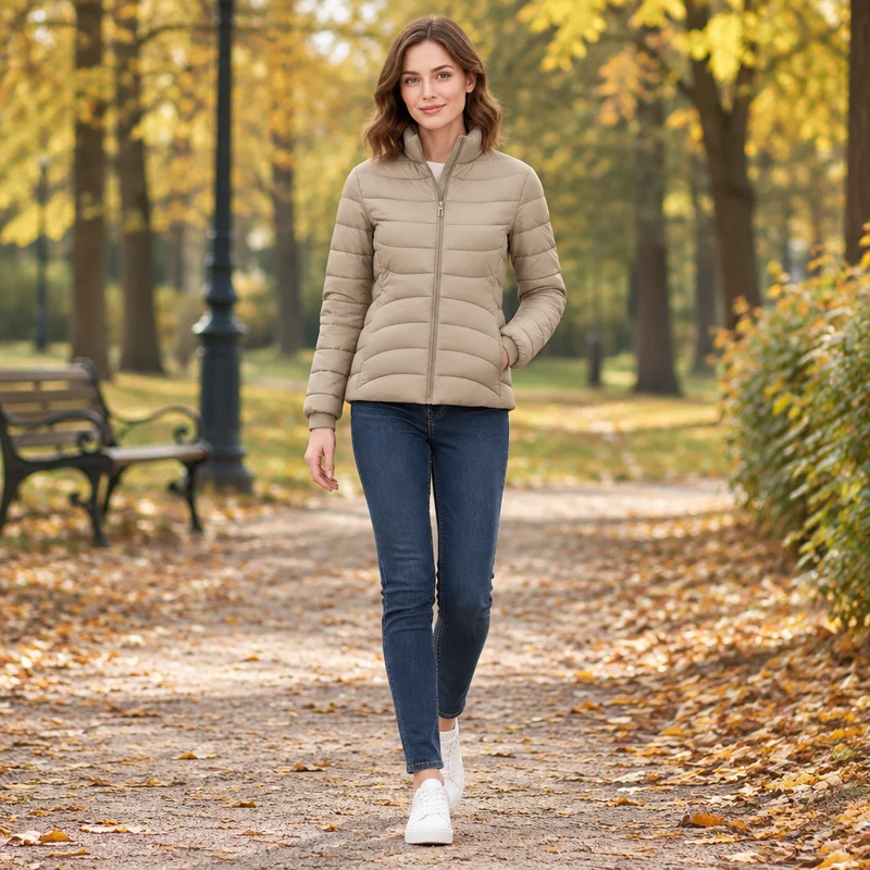 Gemütlich und schick zugleich: Damen-Wintermantel aus Baumwolle für ultimativen Komfort und Stil