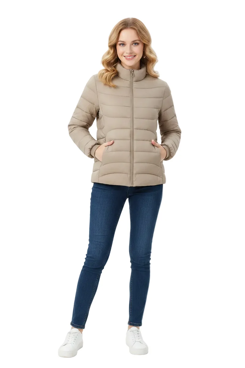 Gemütlich und schick zugleich: Damen-Wintermantel aus Baumwolle für ultimativen Komfort und Stil