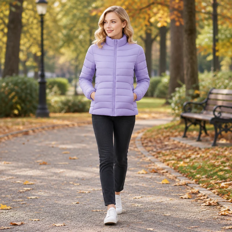 Gemütlich und schick zugleich: Damen-Wintermantel aus Baumwolle für ultimativen Komfort und Stil