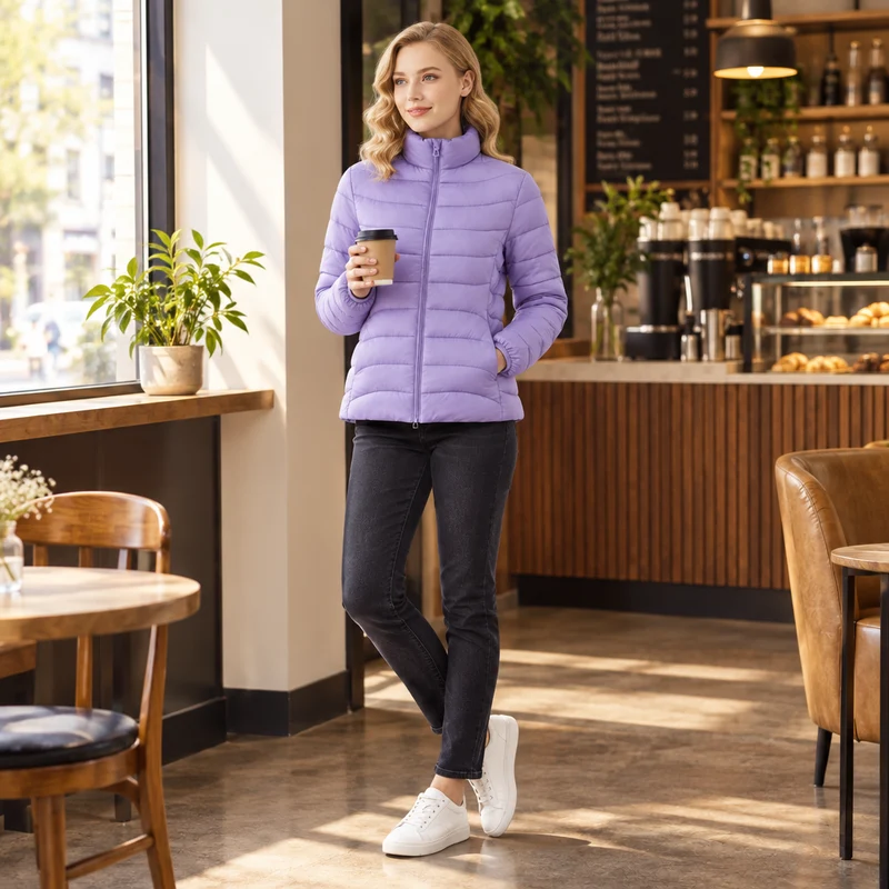 Gemütlich und schick zugleich: Damen-Wintermantel aus Baumwolle für ultimativen Komfort und Stil