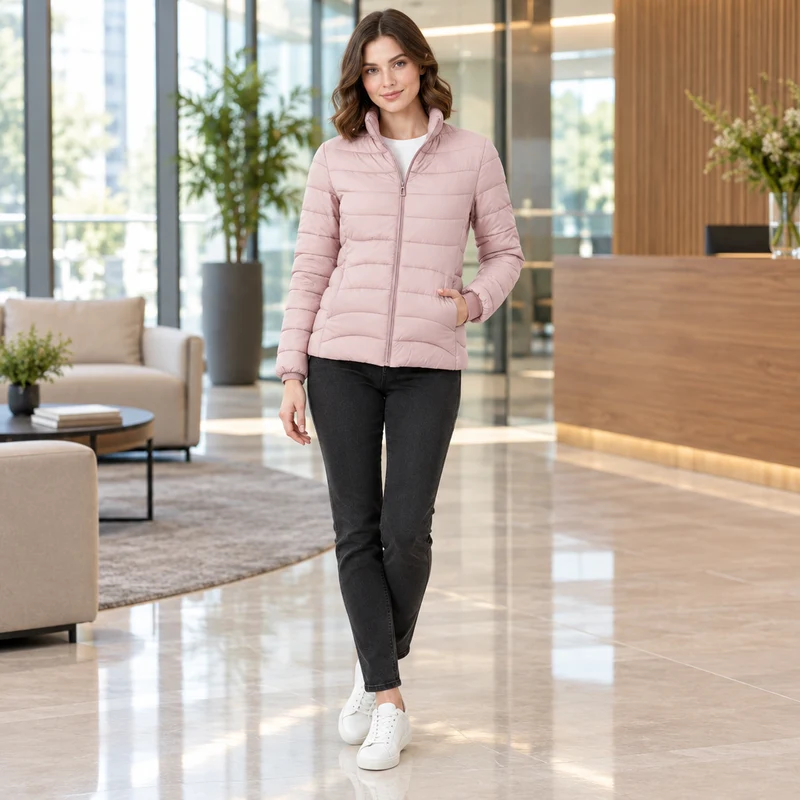 Gemütlich und schick zugleich: Damen-Wintermantel aus Baumwolle für ultimativen Komfort und Stil