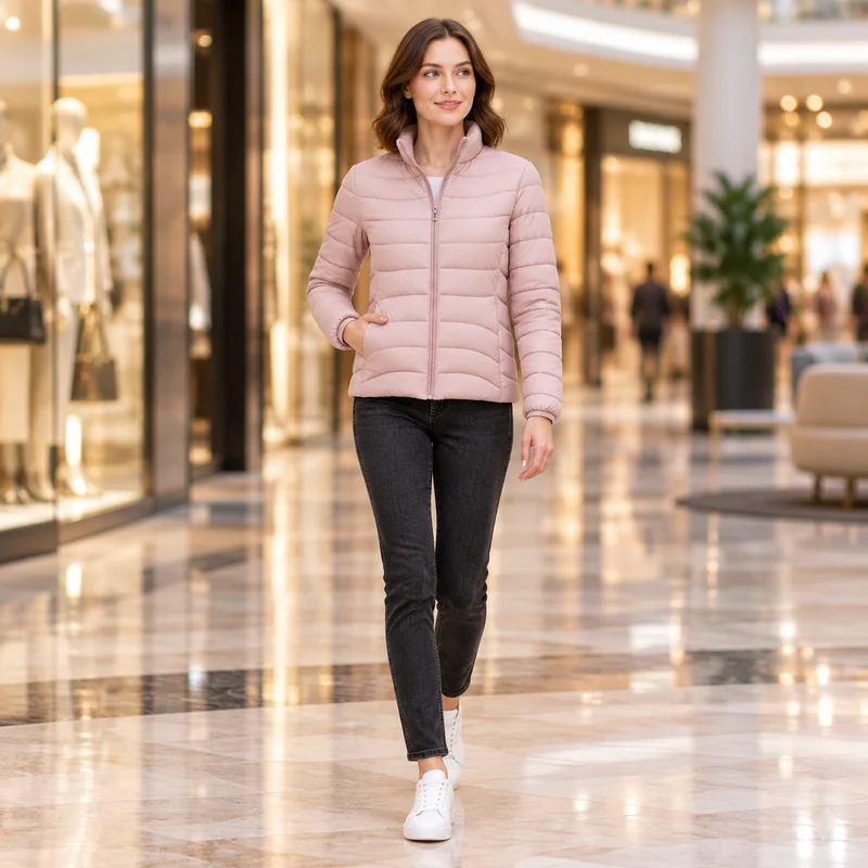 Gemütlich und schick zugleich: Damen-Wintermantel aus Baumwolle für ultimativen Komfort und Stil