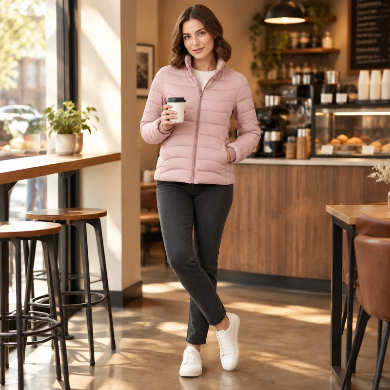 Gemütlich und schick zugleich: Damen-Wintermantel aus Baumwolle für ultimativen Komfort und Stil