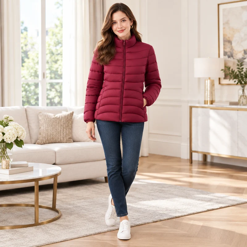 Gemütlich und schick zugleich: Damen-Wintermantel aus Baumwolle für ultimativen Komfort und Stil