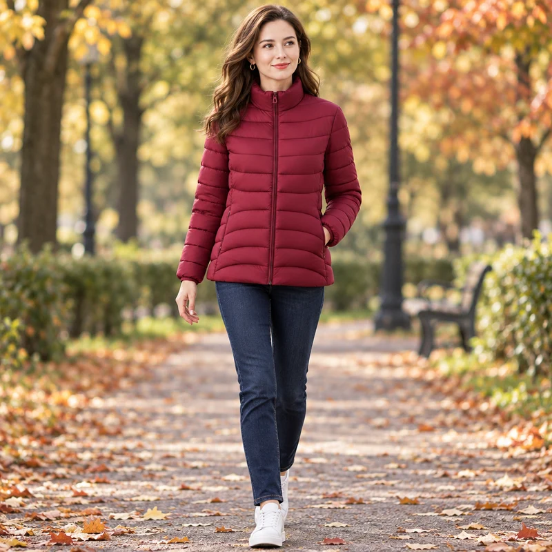 Gemütlich und schick zugleich: Damen-Wintermantel aus Baumwolle für ultimativen Komfort und Stil