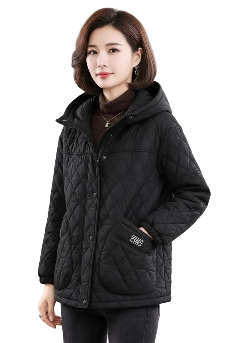 Verleihen Sie Ihrem Winter-Look mit unserer gesteppten Damen-Winterjacke das gewisse Etwas.