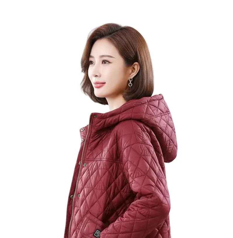 Verleihen Sie Ihrem Winter-Look mit unserer gesteppten Damen-Winterjacke das gewisse Etwas.