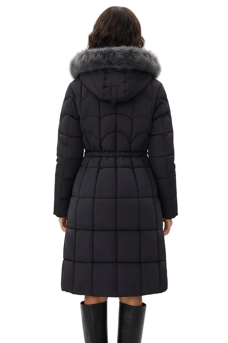 Genießen Sie Gemütlichkeit und Stil in unserem wattierten Baumwollmantel für Damen