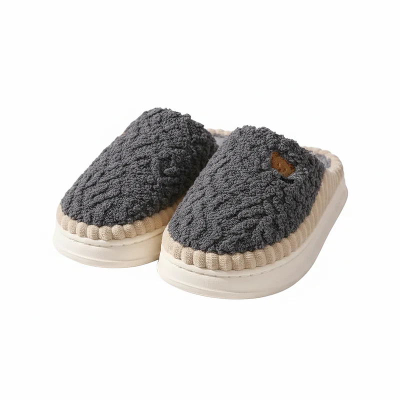 Kuschelige, flauschige Winterpantoffeln für Paare – Warm und komfortabel für drinnen