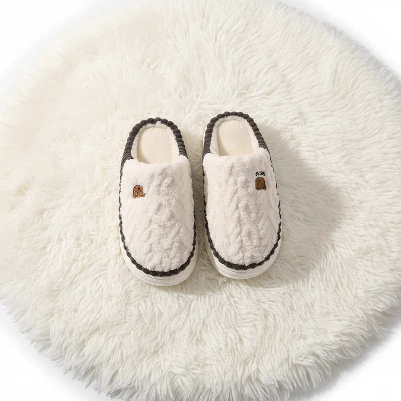 Kuschelige, flauschige Winterpantoffeln für Paare – Warm und komfortabel für drinnen