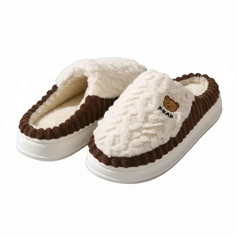 Kuschelige, flauschige Winterpantoffeln für Paare – Warm und komfortabel für drinnen