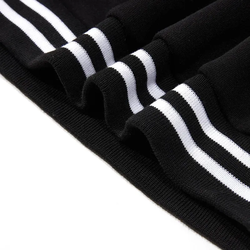 Schwarze und weiße Oversize-Jacke, Größe 5XL, lässiges Fleece-Baseball-Outfit für Damen und Herren, Streetwear