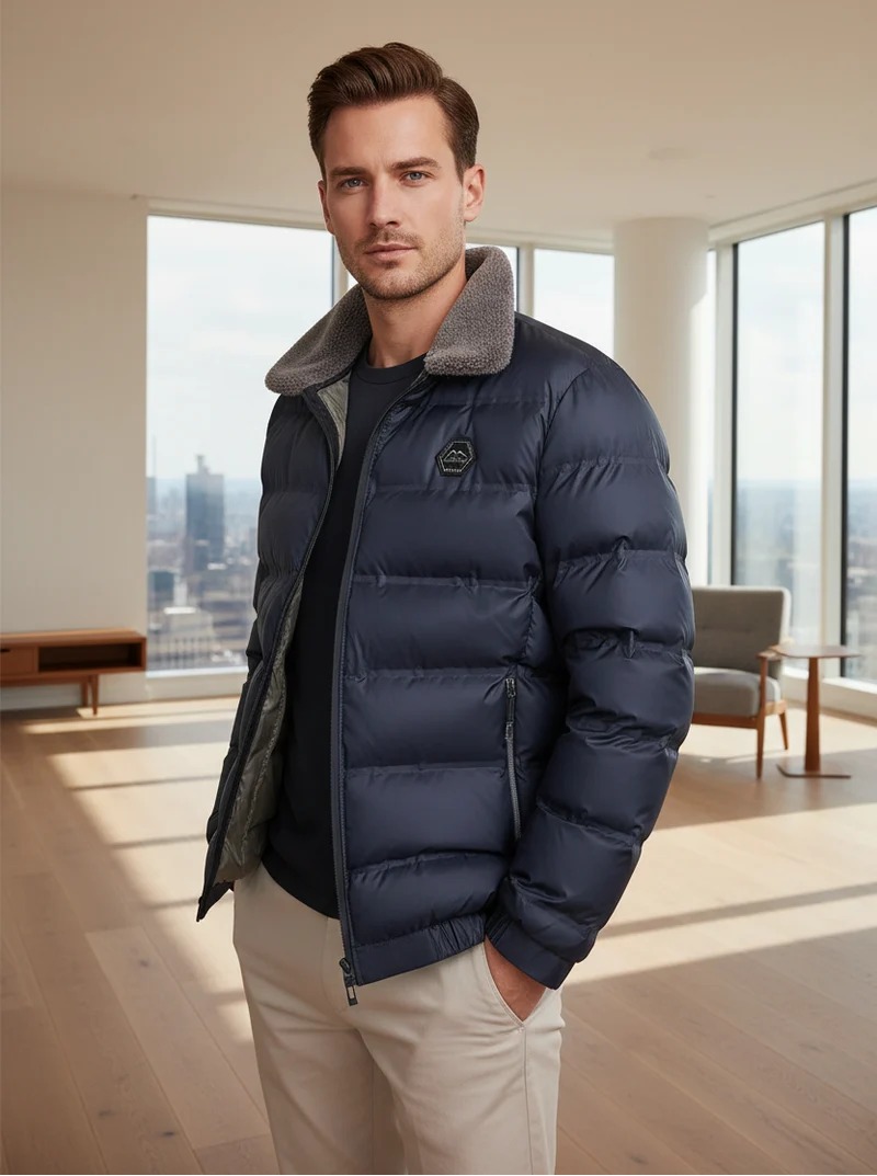 Selbstheizender Winterparka für Herren – Erstklassiger Kälteschutz und hervorragende Wärme