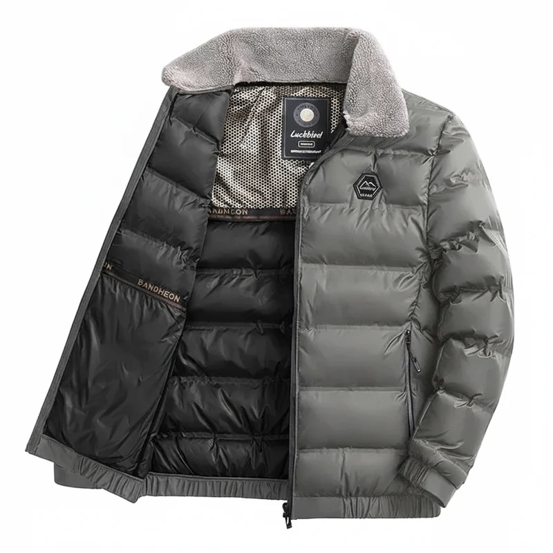 Selbstheizender Winterparka für Herren – Erstklassiger Kälteschutz und hervorragende Wärme