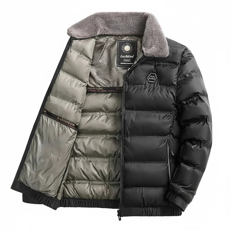 Selbstheizender Winterparka für Herren – Erstklassiger Kälteschutz und hervorragende Wärme