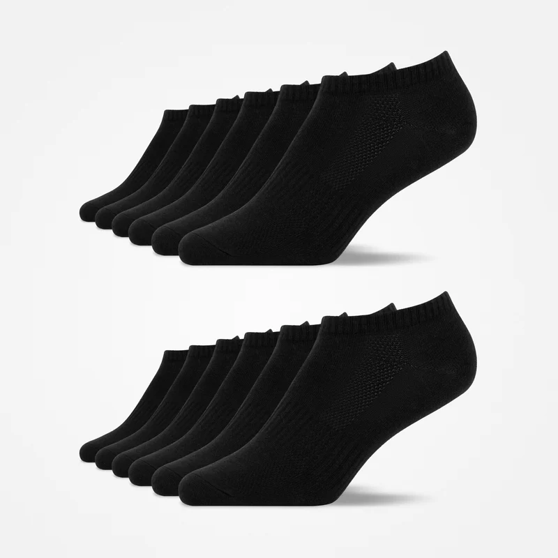 Premium Sneaker Socken | Schwarz