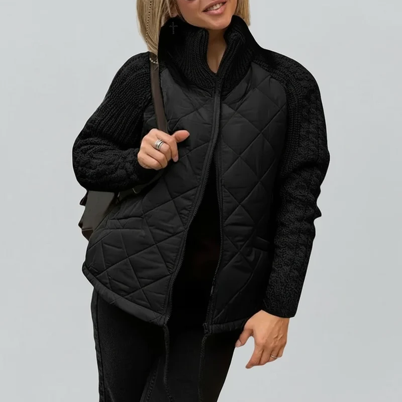 Trotzen Sie dem Winter mit der Damen-Winterjacke mit Reißverschluss: Ihre ideale Schicht für Komfort und Wärme.