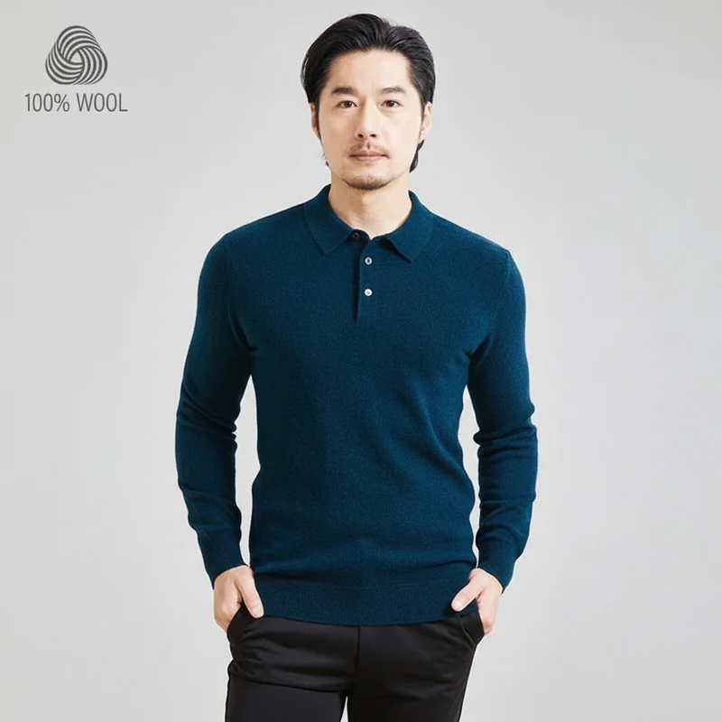 Verleihen Sie Ihrem Stil mit unserem hochwertigen Herren-Wollpullover das gewisse Extra.