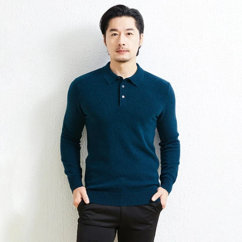 Verleihen Sie Ihrem Stil mit unserem hochwertigen Herren-Wollpullover das gewisse Extra.