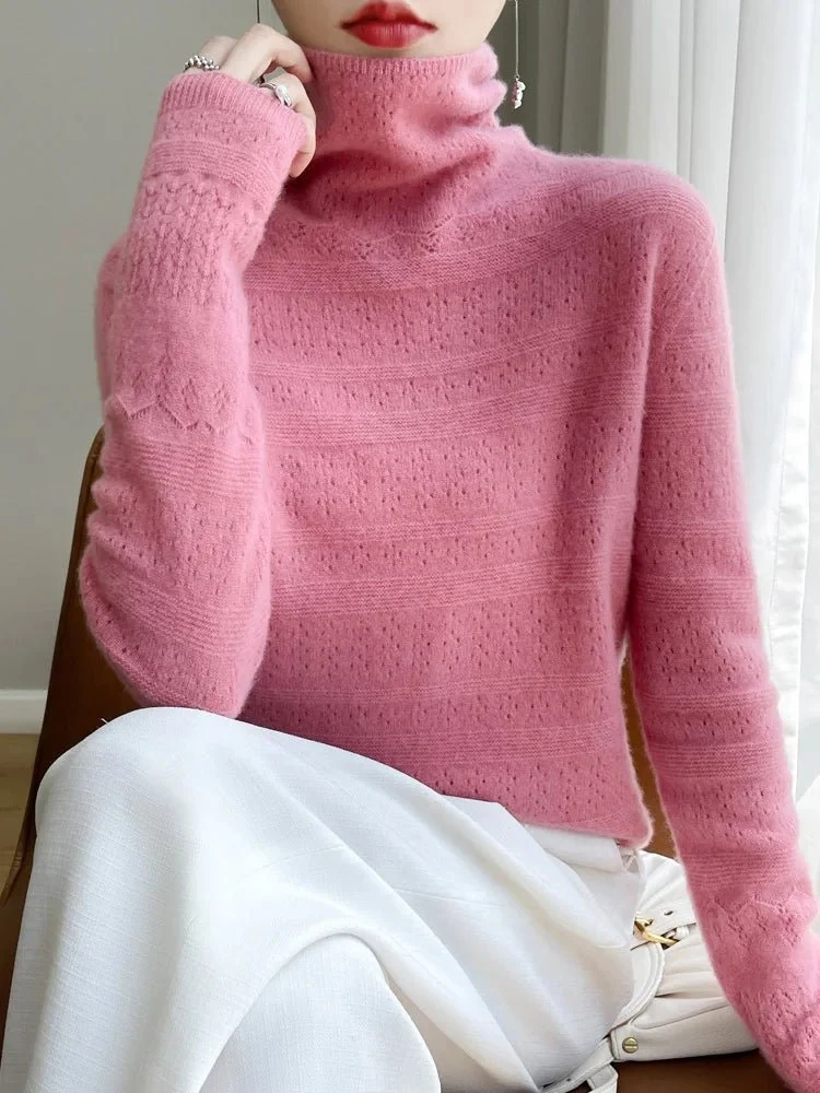 Verleihen Sie Ihrem Stil mit dem australischen Wollpullover für Damen einen Hauch von Eleganz – die perfekte Mischung aus Komfort und Eleganz