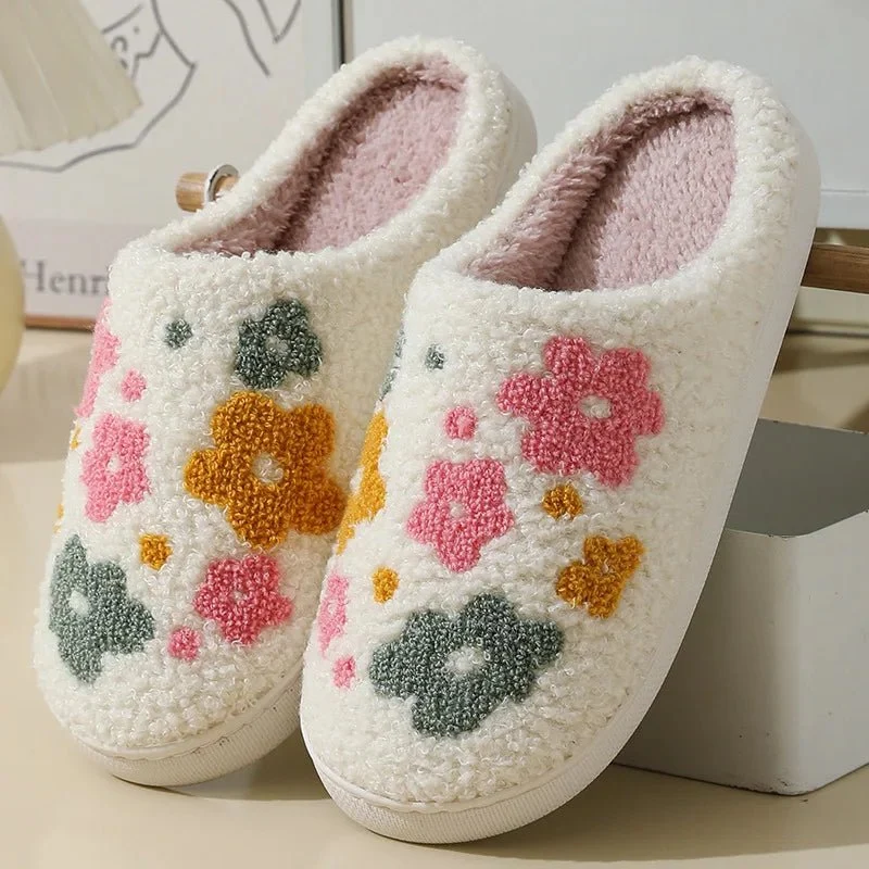 Niedliche Winterpantoffeln für Damen – Kuschelige Plüsch-Flip-Flops für mehr Komfort in Innenräumen
