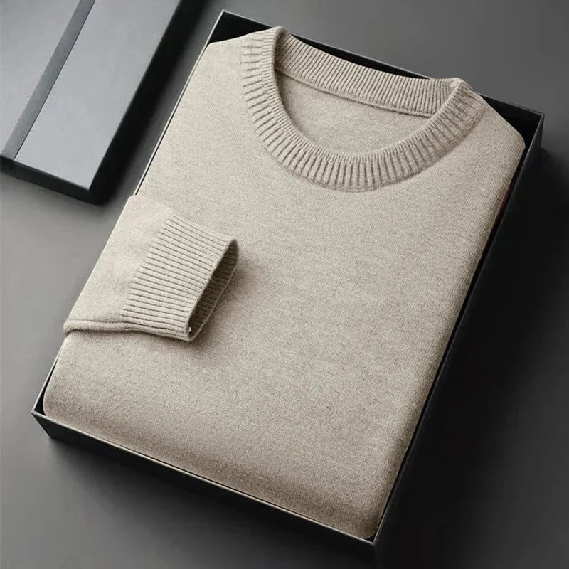 Men's Casual Knit Pullover Sweater - Classic Lightweight Comfort for Every Occasion