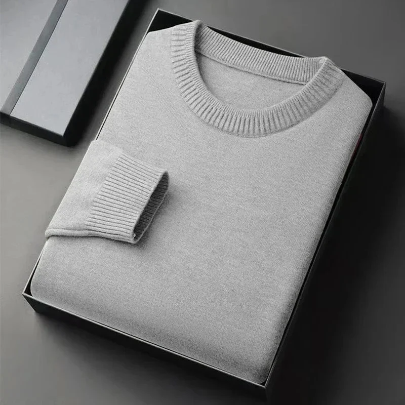 Men's Casual Knit Pullover Sweater - Classic Lightweight Comfort for Every Occasion