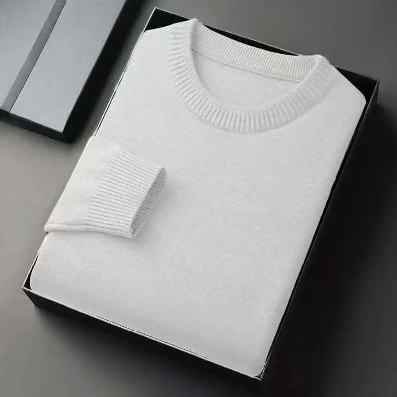 Men's Casual Knit Pullover Sweater - Classic Lightweight Comfort for Every Occasion