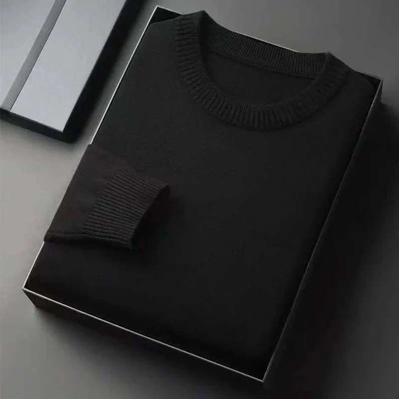 Men's Casual Knit Pullover Sweater - Classic Lightweight Comfort for Every Occasion