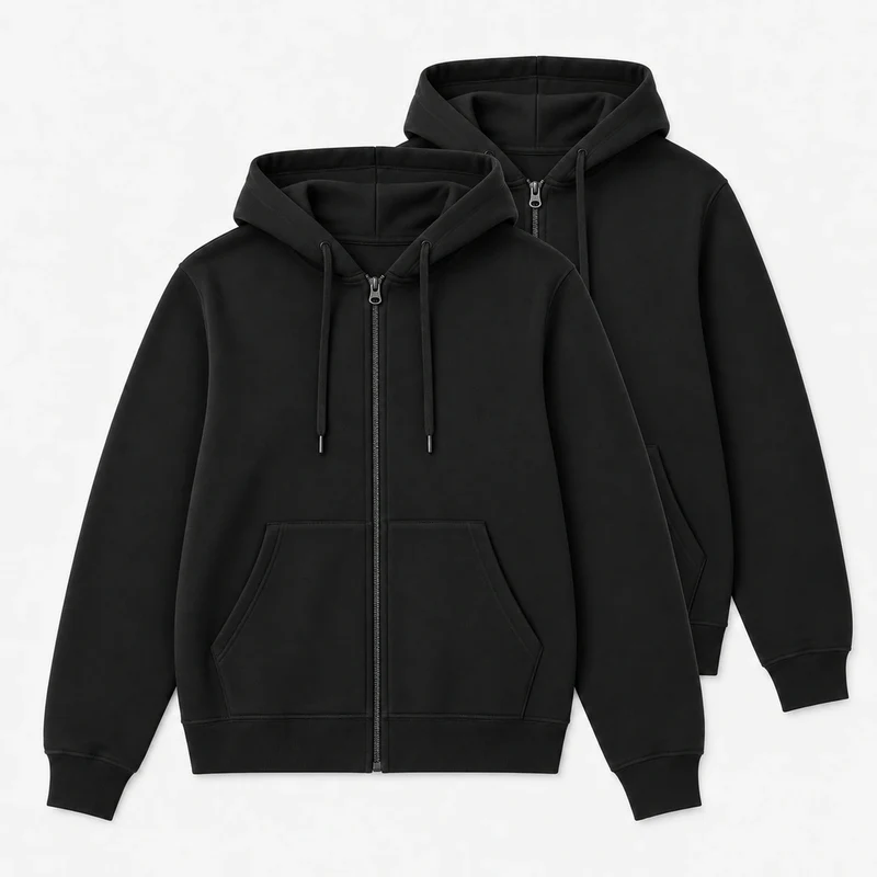 Sweatjacke Herren | Schwarz
