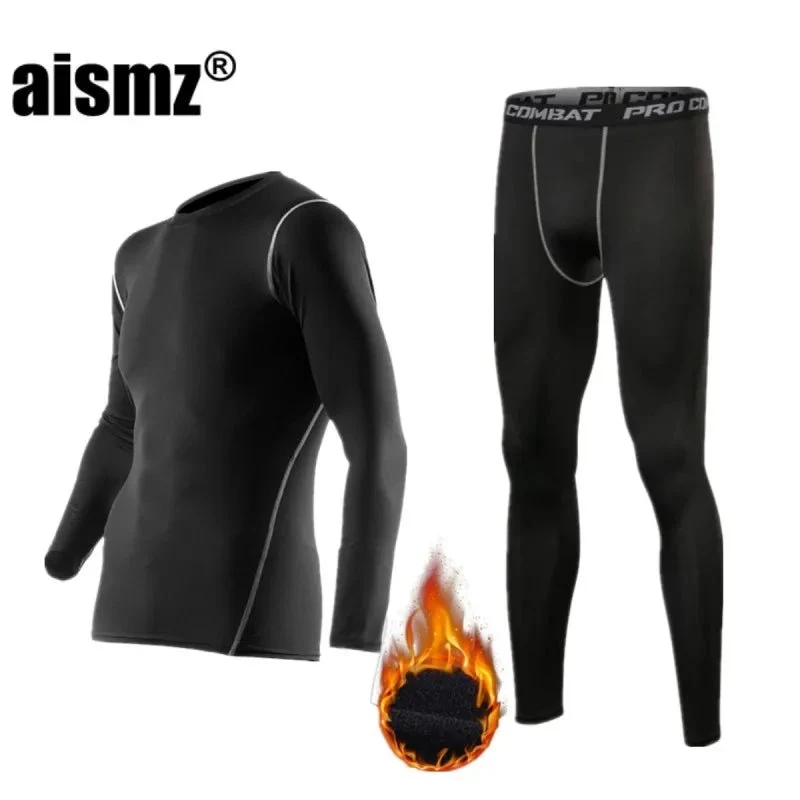 Thermounterwäsche-Set für Herren – Fleece-Sportunterwäsche (erste Schicht)