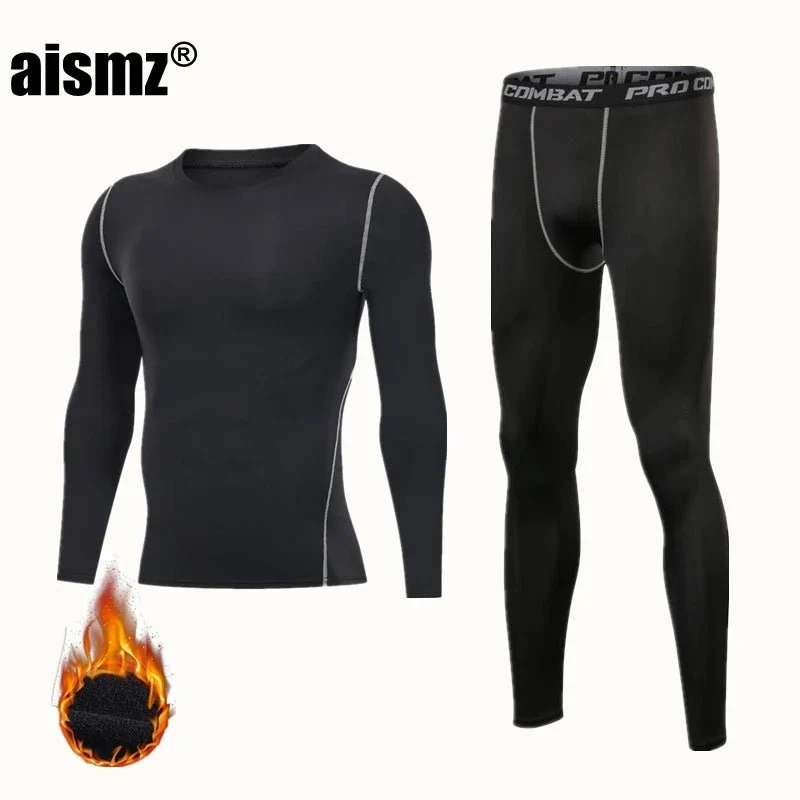 Thermounterwäsche-Set für Herren – Fleece-Sportunterwäsche (erste Schicht)