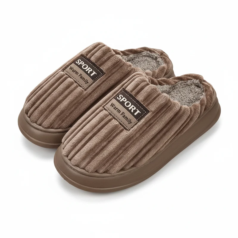 Herren-Hausschuhe aus Wildleder mit Memory-Schaum – Bequeme, kuschelige Hausschuhe