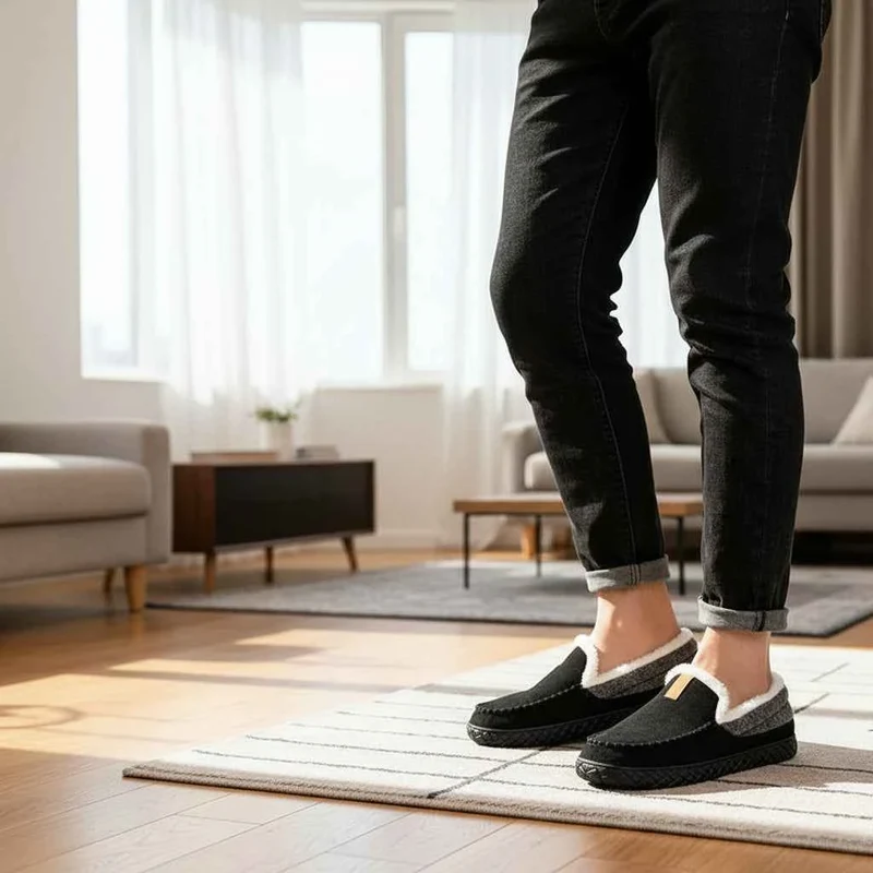 Luxuriöse Herren-Winterpantoffeln für ultimativen Komfort und Wärme