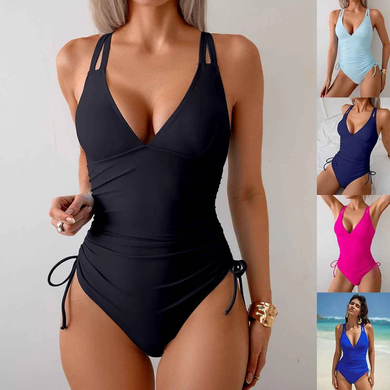 Verleihen Sie Ihrem Pool-Look mit unserem eleganten Badeanzug für Damen das gewisse Etwas.