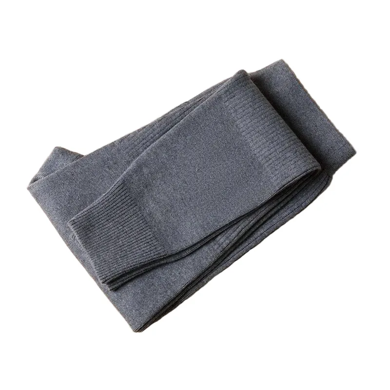 Kuschelige Winter-Thermo-Leggings aus Wolle – Elastische Leggings mit hohem Bund für ultimative Wärme