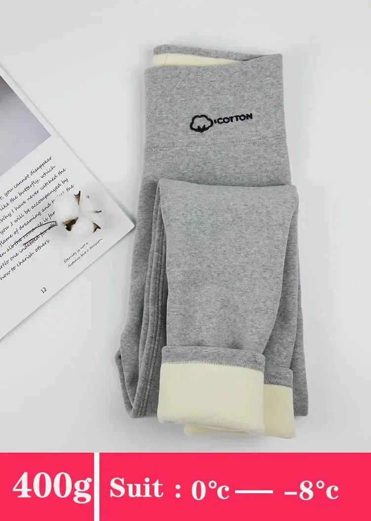 Winter-Fleece-Leggings für Damen – dick, dehnbar und warm