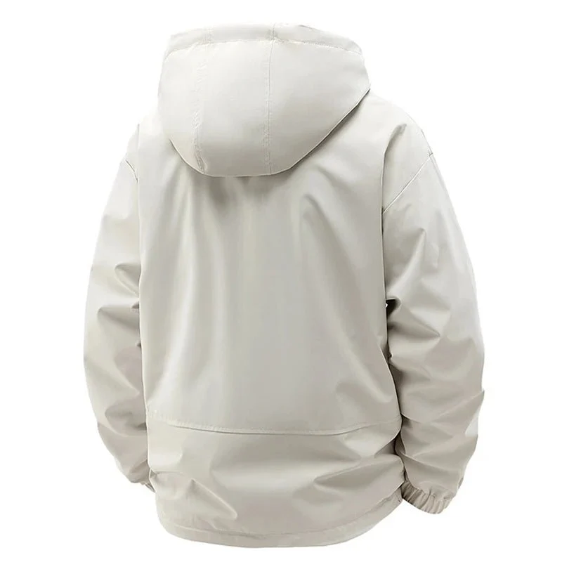 Herren-Kapuzenjacke mit abnehmbarer Mütze, Größen M-5XL