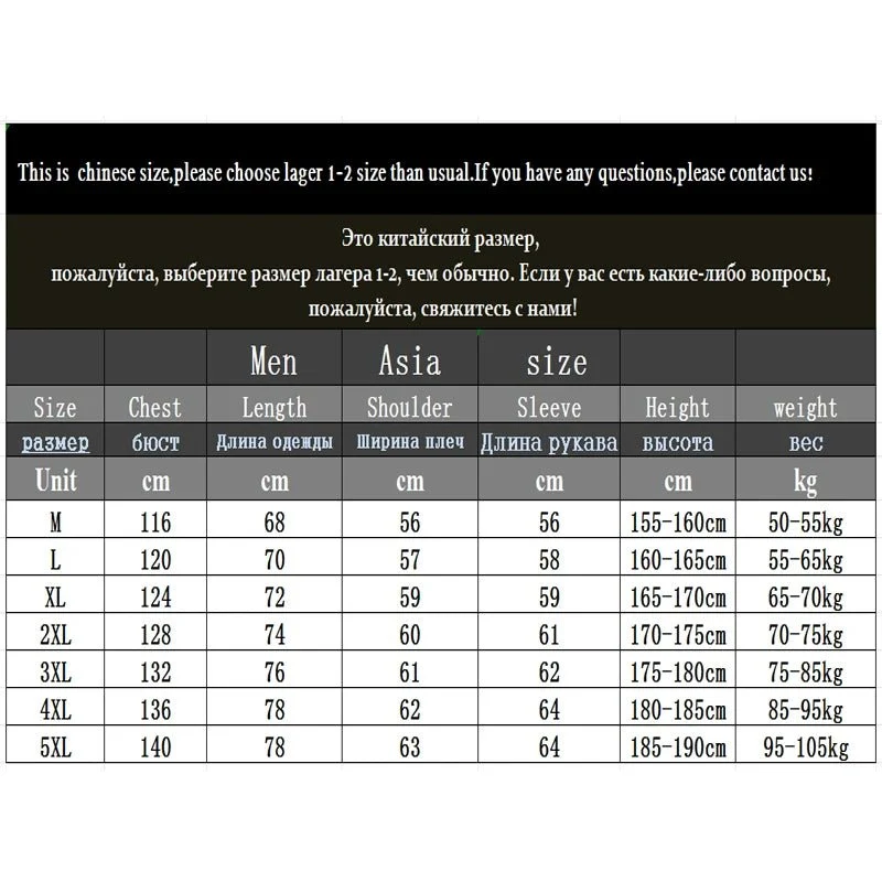 Herren-Kapuzenjacke mit abnehmbarer Mütze, Größen M-5XL