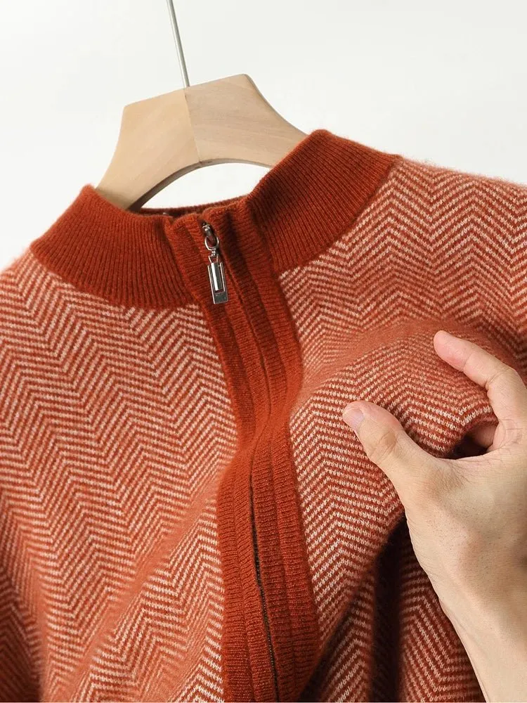 Verleihen Sie Ihrem Stil mit unserem Herren-Cardigan-Set aus Merinowolle das gewisse Etwas.