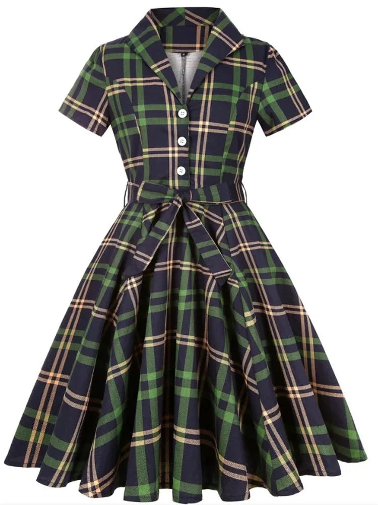 Verleihen Sie Ihrem Stil mit unserem Vintage-Midi-Partykleid das gewisse Etwas – klassischer Charme der 1950er Jahre erwartet Sie