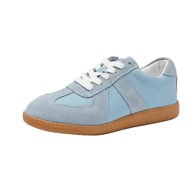 Women's Genuine Leather Sneakers Casual Spring Flat Shoes