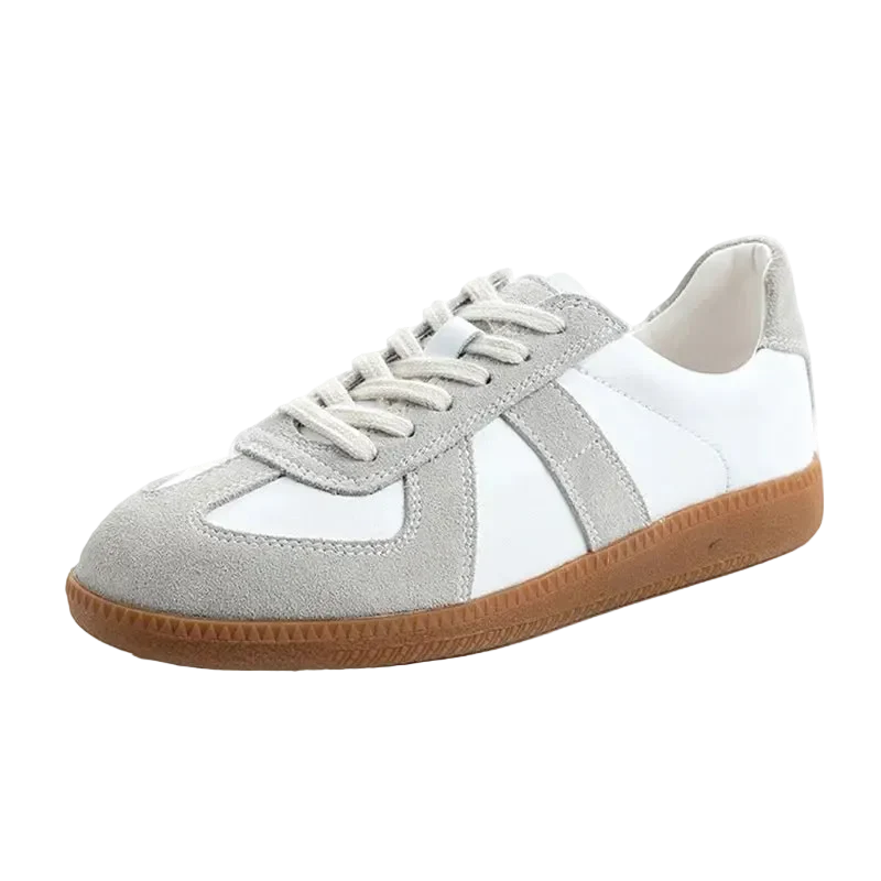 Women's Genuine Leather Sneakers Casual Spring Flat Shoes
