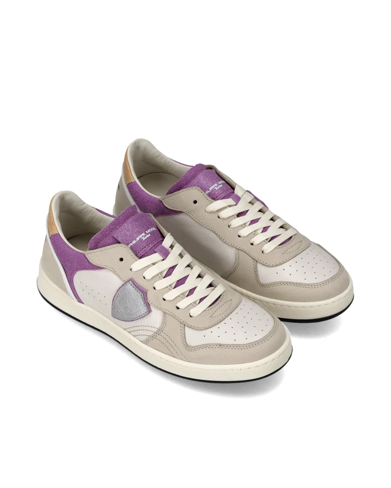 Sneaker Pgal Junior, White Sand Lilac