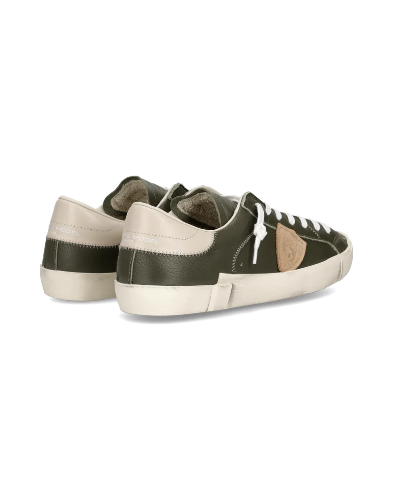 Sneakers Prsx Men, Military Green Beige