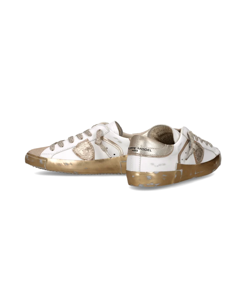 Sneakers Prsx Women, White Gold