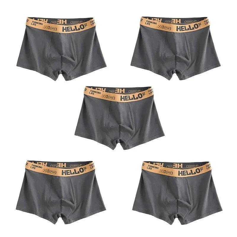 1/5 Stück atmungsaktive, schnelltrocknende Herrenunterwäsche, bequeme, dehnbare Boxershorts