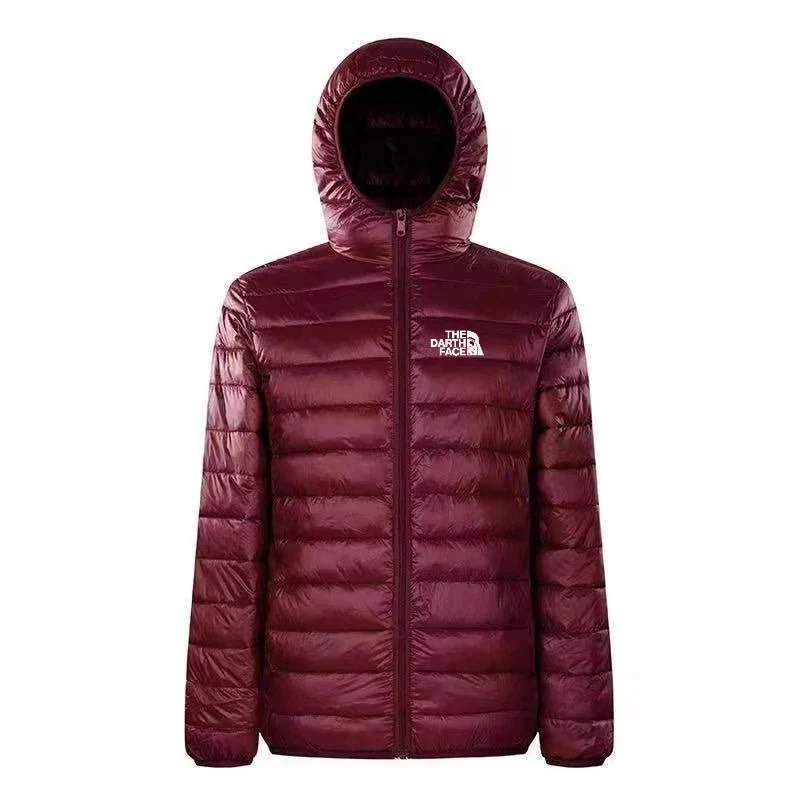 Modischer Herren-Warmmantel mit Reißverschluss in Übergröße im Streetstyle-Stil