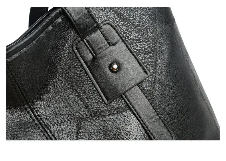 Trendige, geräumige Tragetasche für Damen – horizontale, quadratische Handtasche mit Reißverschluss, die über der Schulter getragen werden kann.