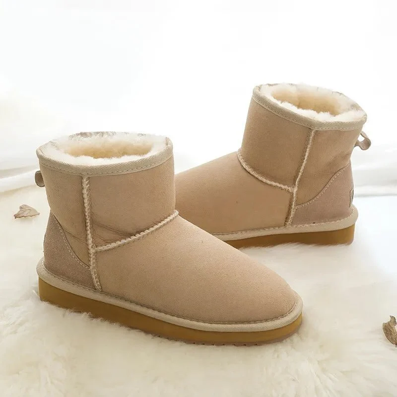 Winterstiefel aus Lammfell – Damen-Stiefeletten aus echtem Fell für ultimativen Komfort